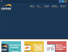 Tablet Screenshot of camastraining.com